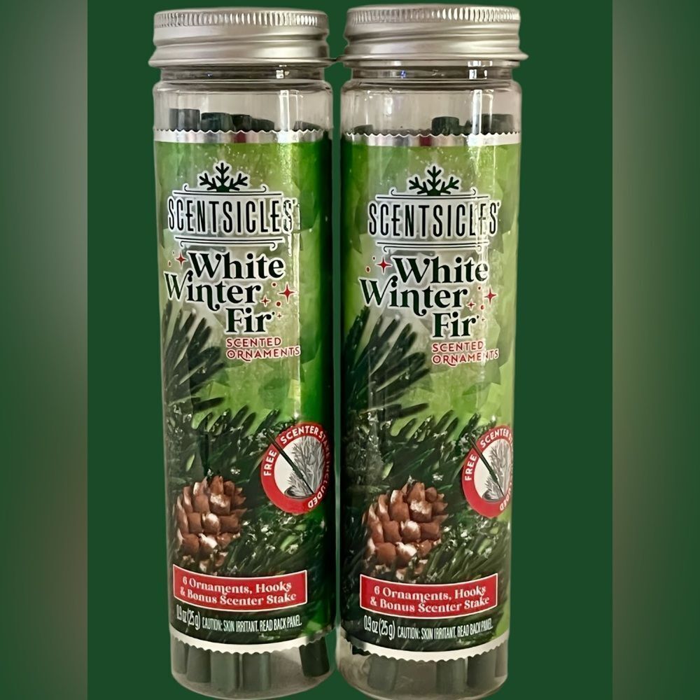 NWT 2 PACK SCENTSICLES WHITE WINTER FIR BUNDLE